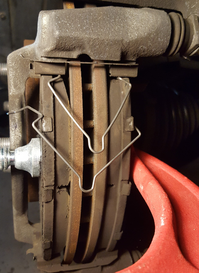 Brake Drag Reduction Clip Install Honda Insight Forum